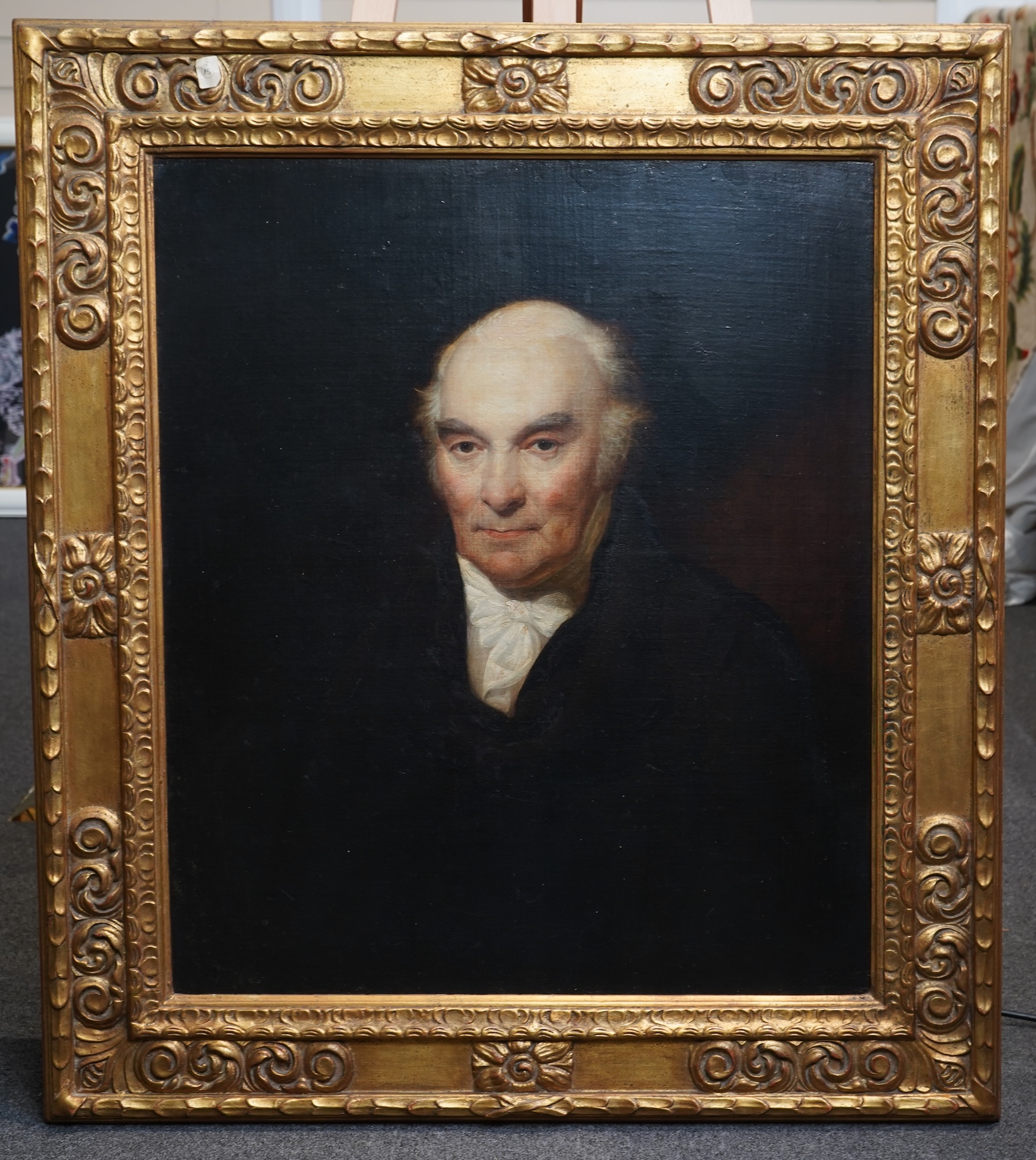 English School, 19th century, A pair of Bickersteth family portraits, probably a husband and wife